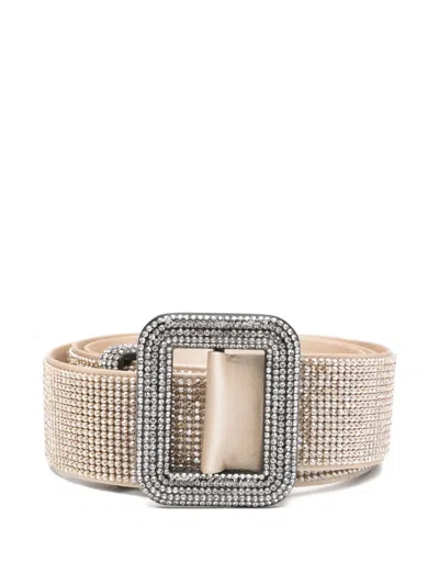 Benedetta Bruzziches Square-buckle Embellished Belt In Brown