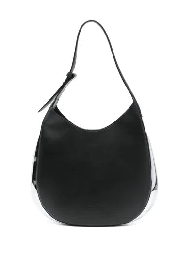 Benedetta Bruzziches Structured Handbag With Detachable Shoulder Strap And Minimalist Design In Black