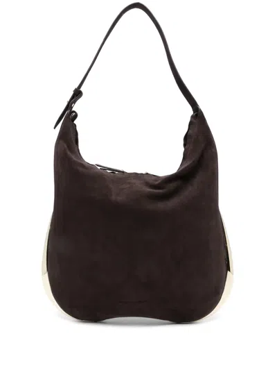 Benedetta Bruzziches Structured Handbag With Detachable Shoulder Strap And Minimalist Design In Black