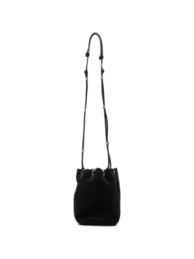 Benedetta Bruzziches Suede Drawstring Bucket Bag In Pattern