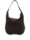 Benedetta Bruzziches Suede Shoulder Bag In Brown