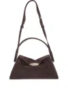 Benedetta Bruzziches Large Elif Suede Bag In Brown