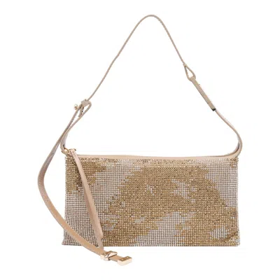 Benedetta Bruzziches Syster Shoulder Bag In Gold