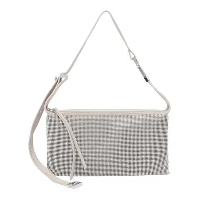 Benedetta Bruzziches Syster Shoulder Bag In Silver