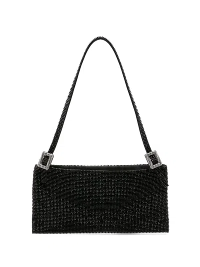 Benedetta Bruzziches Tasche Crystal-embellished Mini Bag In Black