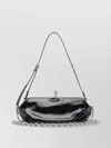 Benedetta Bruzziches Textured Shoulder Bag Adjustable Strap