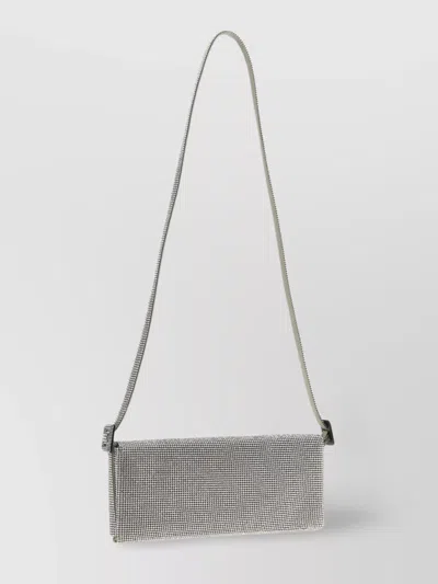 Benedetta Bruzziches Vittissima La Grande Crossbody Bag In Silver