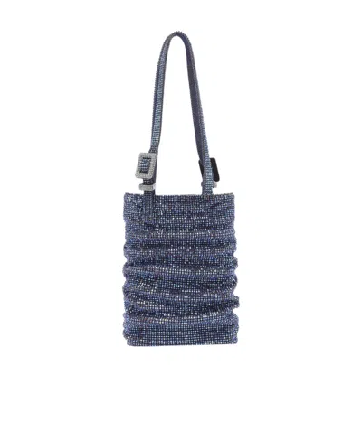 Benedetta Bruzziches Top Handle Shoulder Bag In Blue