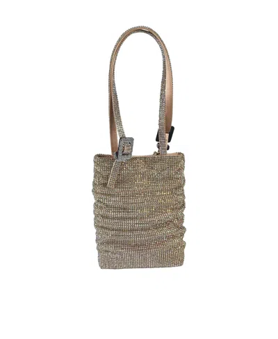 Benedetta Bruzziches Top Handle Shoulder Bag In Nude