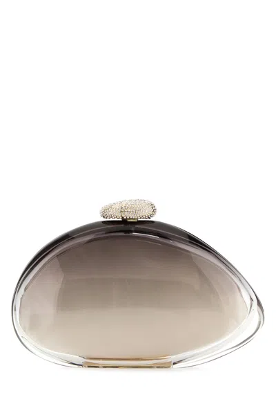 BENEDETTA BRUZZICHES CLUTCH ARIEL IN METACRILATO TRASPARENTE DONNA