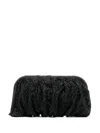 Benedetta Bruzziches Venus Rhinestone-embellished Clutch Bag In Black