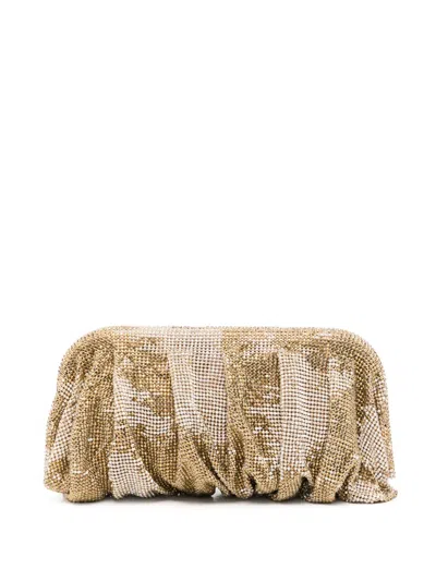 Benedetta Bruzziches Venus La Grande Clutch Bag In Gold