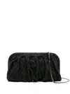 Benedetta Bruzziches Venus Rhinestone-embellished Clutch Bag In Black