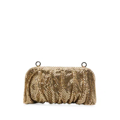 Benedetta Bruzziches Venus La Grande Clutch In Gold