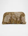 Benedetta Bruzziches Venus La Grande Embellished Clutch Bag In A Trick Of The Light