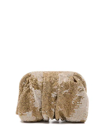Benedetta Bruzziches Venus La Petite Clutch Bag In Gold