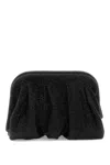 Benedetta Bruzziches Venus Rhinestone-embellished Clutch Bag In Black