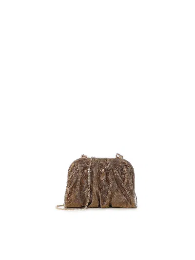 Benedetta Bruzziches Venus La Petite Clutch In Gold