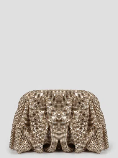 Benedetta Bruzziches Venus La Petite Clutch In Metallic