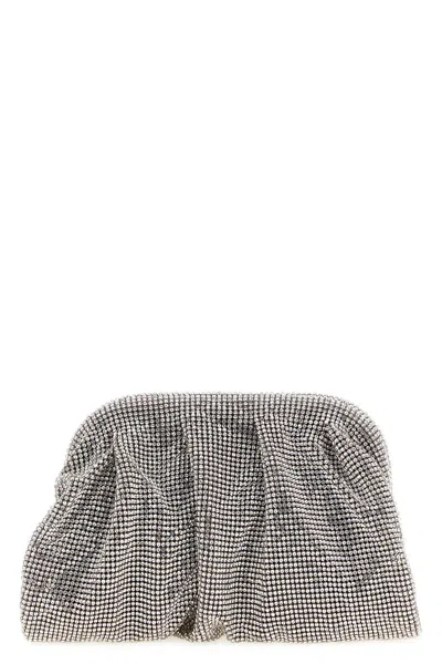 Benedetta Bruzziches Venus La Petite Clutch Bag In Silver