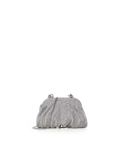 Benedetta Bruzziches Venus La Petite Clutch In Silver