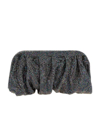Benedetta Bruzziches Venus Petite Embellished Clutch Bag In Black