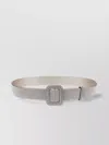 Benedetta Bruzziches Venus Square Buckle Belt With Rhinestone Embellishments