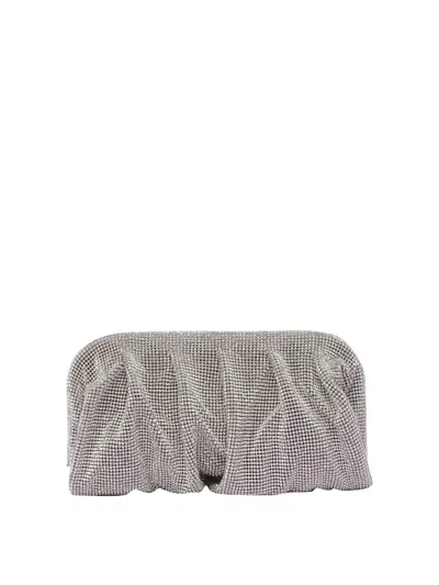 Benedetta Bruzziches Venus The Big Clutch Bag In Silver