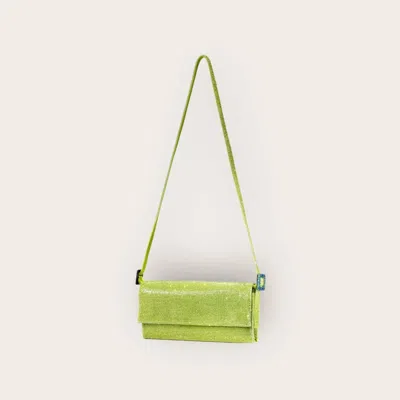 Benedetta Bruzziches Vittissima La Grande Bag In Rhinestone Mesh/never Say Never Again In Multi