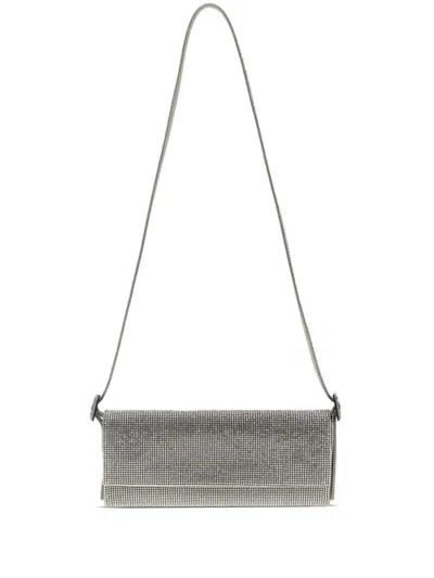 Benedetta Bruzziches 'vittissima La Grande' Cross Body Bag In Silver