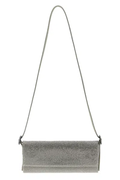 Benedetta Bruzziches Vittissima La Grande Crossbody Bags In Silver