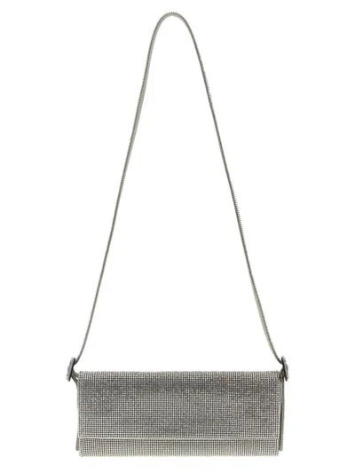 Benedetta Bruzziches Vittissima La Grande Crossbody Bags In Silver