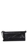 Benedetta Bruzziches Rhinestones Shoulder Bag In Jetblack