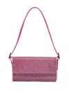 Benedetta Bruzziches Petite Crystal-embellished Clutch Bag In Fuchsia