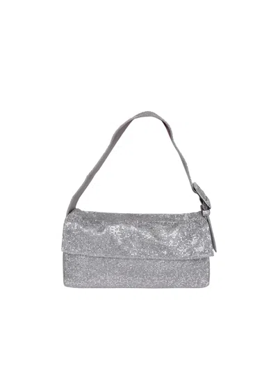 Benedetta Bruzziches Vitty La Grande Silver Bag In Metallic