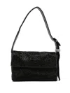Benedetta Bruzziches Vitty La Mignon Rhinestone Shoulder Bag In Black