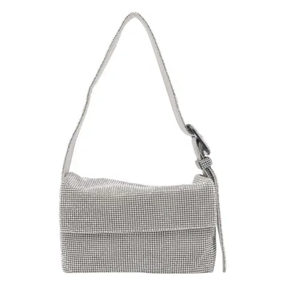 Benedetta Bruzziches Crystal-embellishment Shoulder Bag In Silver