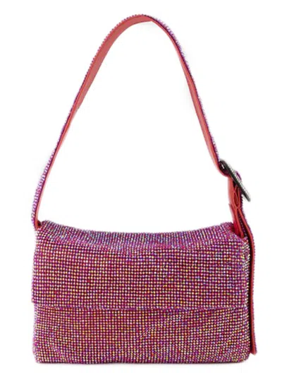 Benedetta Bruzziches Vitty La Mignon Rhinestone Shoulder Bag In Pink