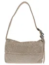 Benedetta Bruzziches Vittissima Rhinestone-embellished Shoulder Bag In Rhinestone Mesh
