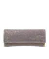 Benedetta Bruzziches Water Drill Flip Cover Hand Bag In Gray