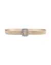 Benedetta Bruzziches Woman Belt Beige Size Onesize Textile Fibers