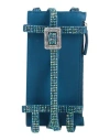 Benedetta Bruzziches Woman Cross-body Bag Navy Size - Calfskin, Crystal In Navy Blue