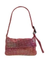 Benedetta Bruzziches Woman Handbag Brick Size - Aluminum, Crystal, Silk In Red