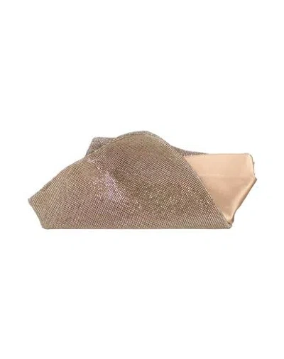 Benedetta Bruzziches Woman Handbag Gold Size - Textile Fibers, Metal