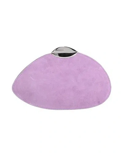 Benedetta Bruzziches Woman Handbag Lilac Size - Leather In Purple