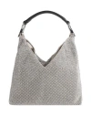 Benedetta Bruzziches Woman Handbag Silver Size - Textile Fibers In Silver