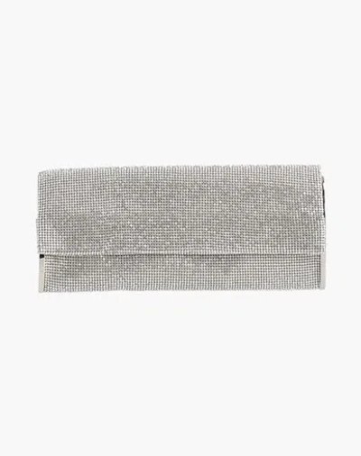 Benedetta Bruzziches Woman Handbag Silver Size - Textile Fibers