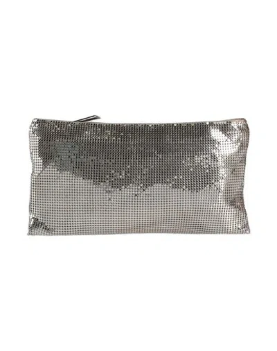 Benedetta Bruzziches Woman Handbag Silver Size - Textile Fibers