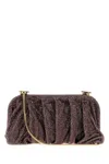 Benedetta Bruzziches Women Embellished Fabric Large Venus Clutch In Purple
