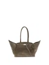 Benedetta Bruzziches Mame Everyday Top Handle Shoulder Bag In Gray